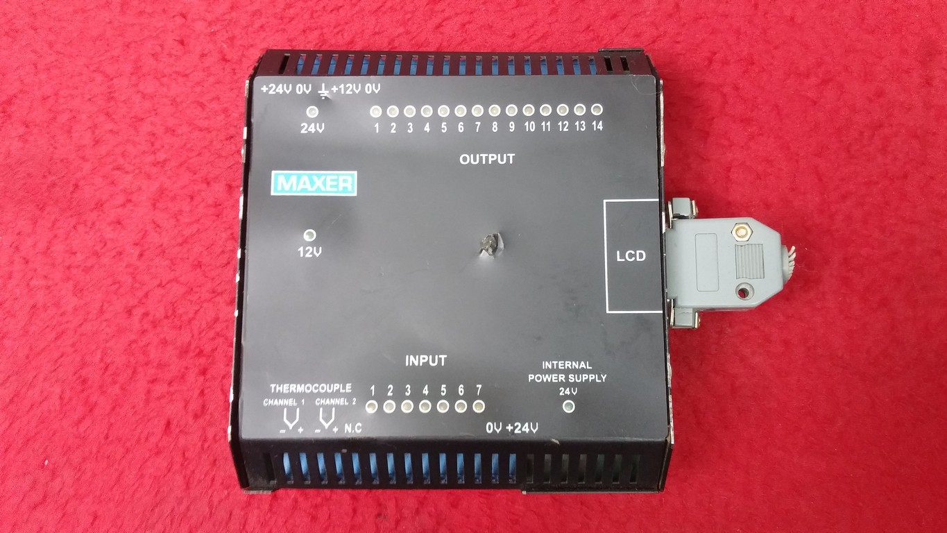 MAXER PLC7-14-2-LCD ISI KONTROL PLC 7 GİRİŞ 14 ÇIKIŞ