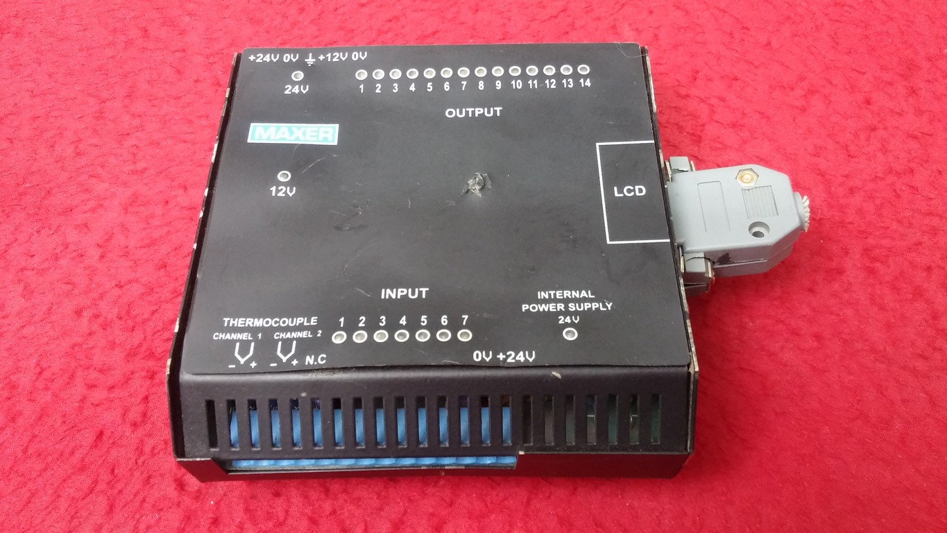 MAXER PLC7-14-2-LCD ISI KONTROL PLC 7 GİRİŞ 14 ÇIKIŞ