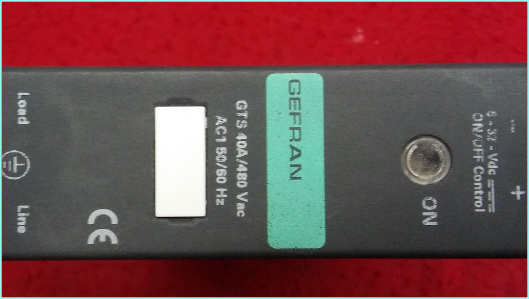 GEFRAN GTS 40/480-0 40A KATI HAL RÖLESİ