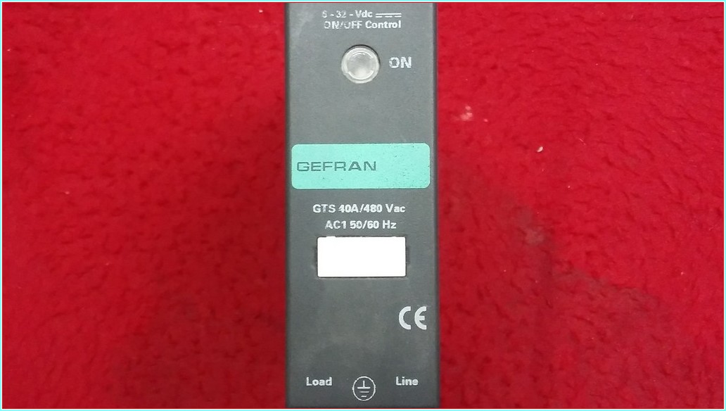 GEFRAN GTS 40/480-0 40A KATI HAL RÖLESİ