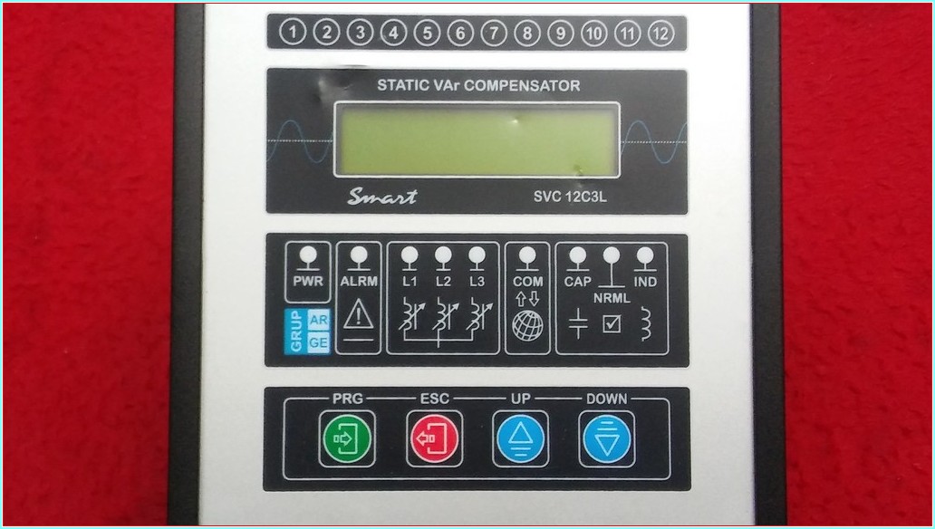 GRUP AR GE ARGE  SMART SVC12C3L-COM SVC REAKTİF GÜÇ KONTROL RÖLESİ
