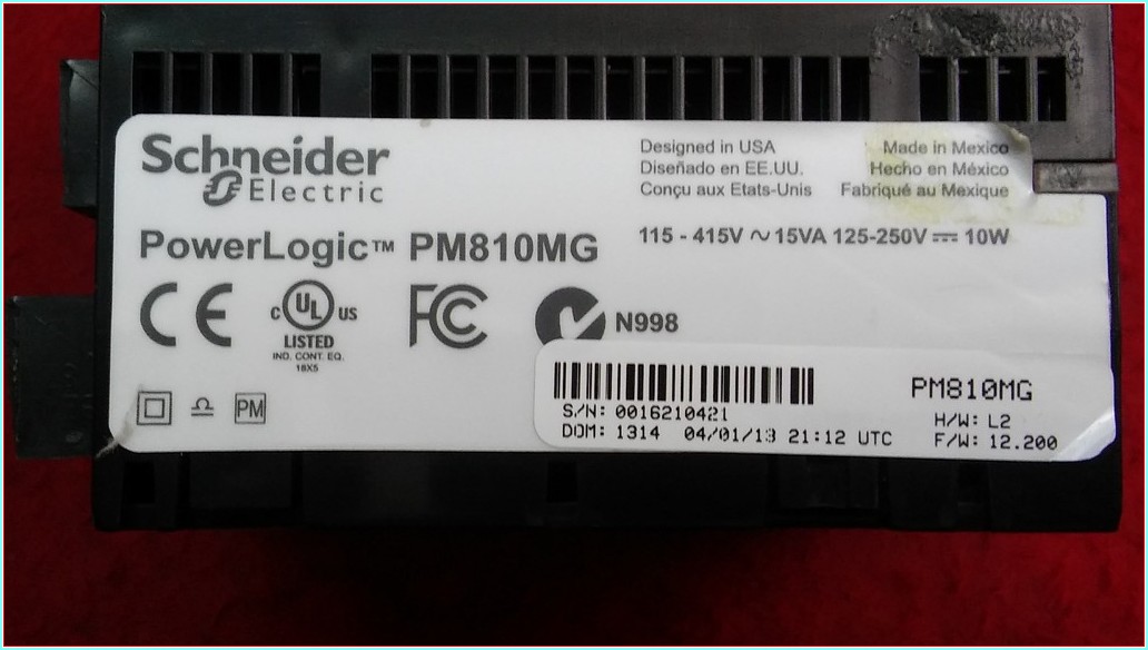 SCHNEİDER PM810MG METSEPM5310 POWER LOGİC ENERJİ ANALİZÖRÜ