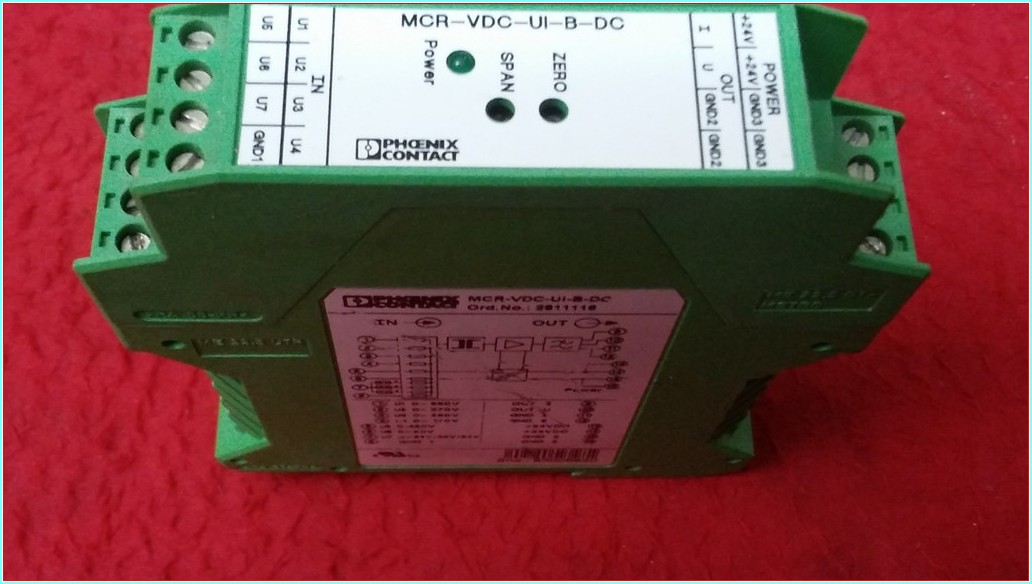 PHOENIX CONTACT MCR-VDC-UI-B-DC GERİLİM ÖLÇÜM DÖNÜŞTÜRÜCÜ