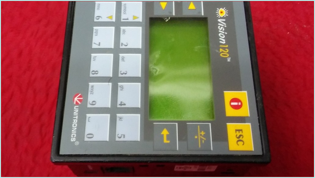UNITRONICS VİSİON120 V120-22-UA2 VİSİON 120 PLC GRAFİK HMI
