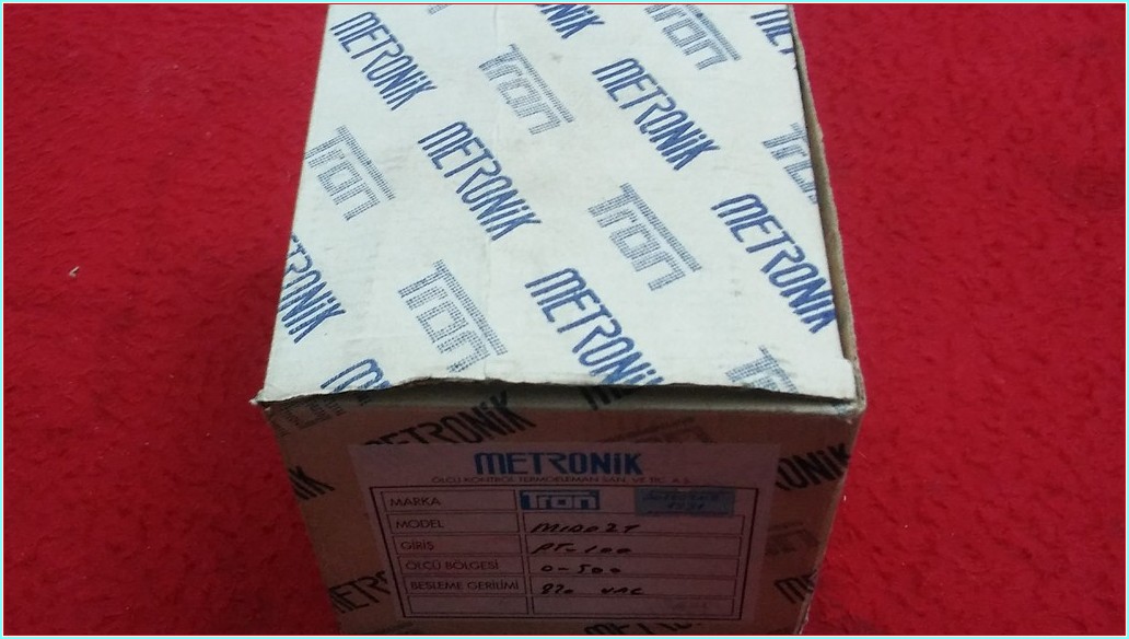 TRON M1D02 0-500 C SIFIR KUTULU ISI KONTROL CİHAZI