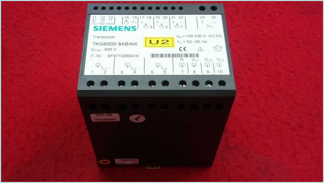 SIEMENS 7KG6000-8AB/KK TRANSDÜSERLER DÖNÜŞTÜRÜCÜ