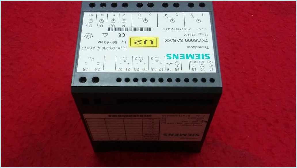 SIEMENS 7KG6000-8AB/KK TRANSDÜSERLER DÖNÜŞTÜRÜCÜ