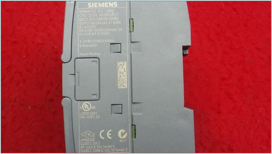 SIEMENS 6ES7 212-1BD30-0XB0 6ES7212-1BD30-0XB0 SIFIR KUTULU SIMATIC S7-1200 CPU MODULE