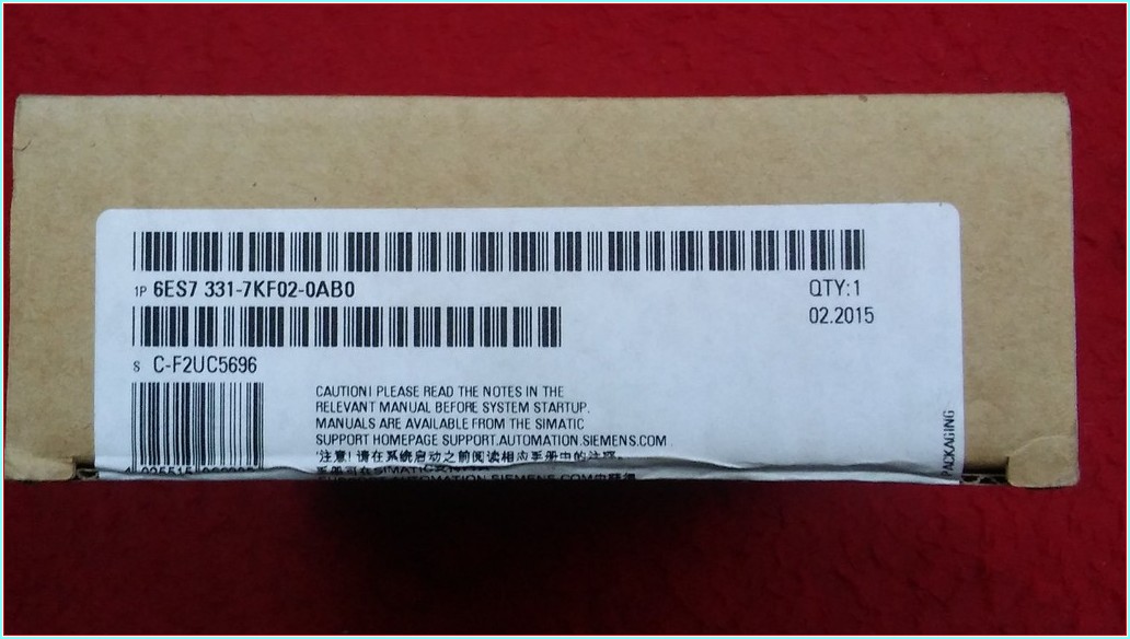 SIEMENS 6ES7 331-7KF02-0AB0 6ES7331-7KF02-0AB0 SIMATIC S7-300 ANALOG INPUT MODULE