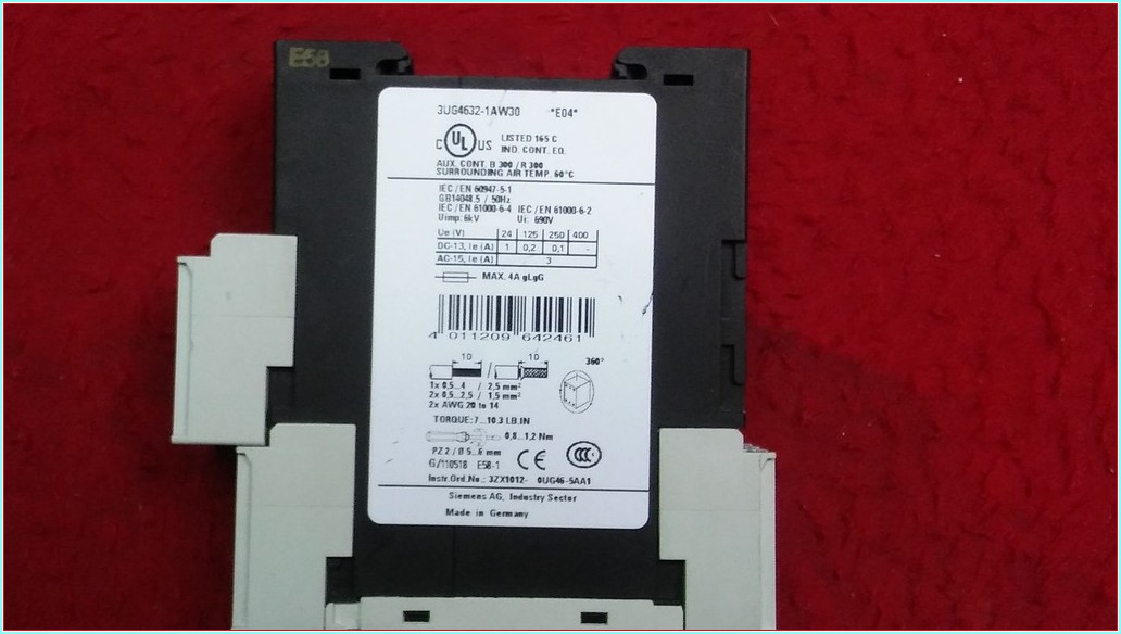 SIEMENS SIRIUS 3UG4632-1AW30 MONOFAZE GERİLİM KONTROL RÖLESİ