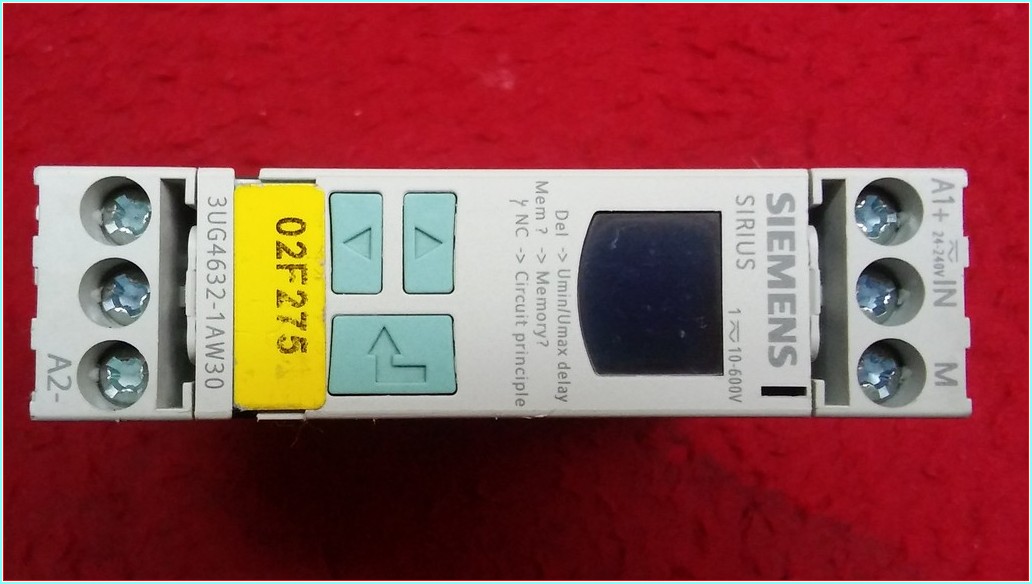 SIEMENS SIRIUS 3UG4632-1AW30 MONOFAZE GERİLİM KONTROL RÖLESİ
