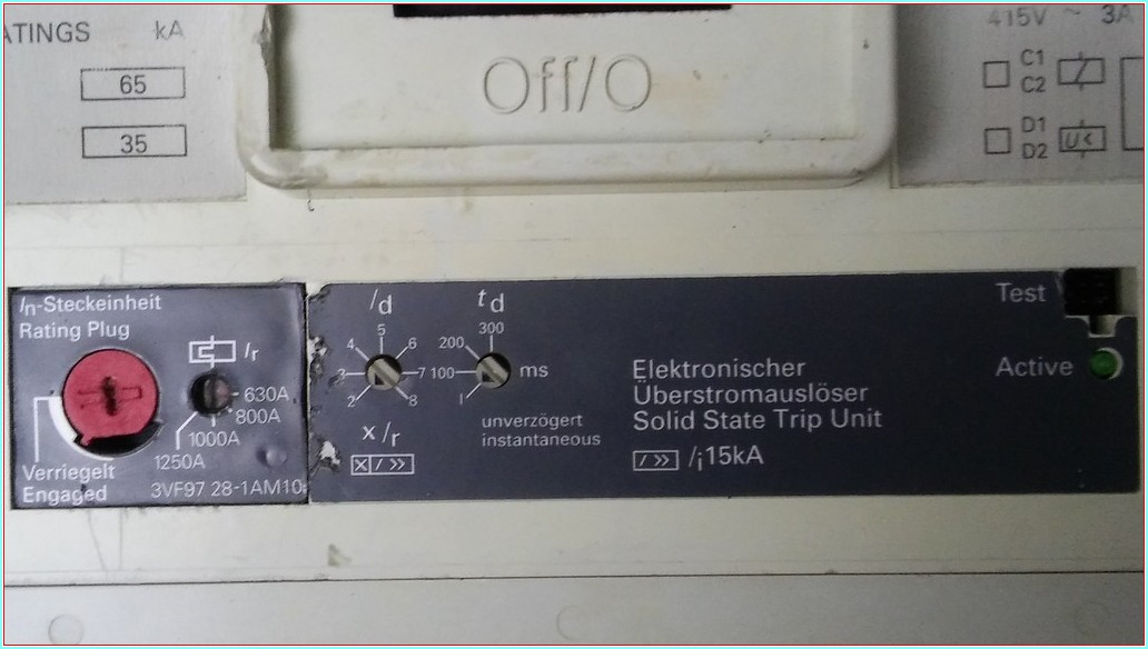 SIEMENS 3VF7211-2BM60- 0AB2 3VF7 1250A TMŞ