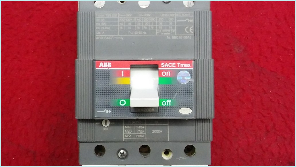 ABB SACE TMAX T3N 250 200A TMŞ