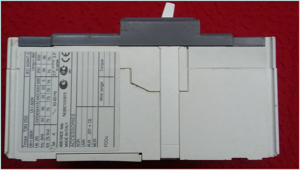 ABB SACE TMAX T3N 250 200A TMŞ