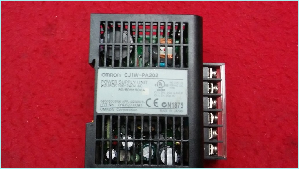 OMRON CJ1W-PA202 POWER SUPPLY UNIT GÜÇ KAYNAĞI