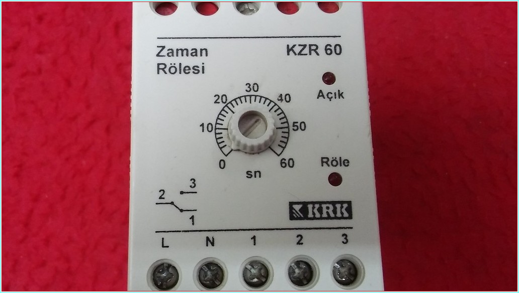 KRK KZR 60 0-60 SN ZAMAN RÖLESİ