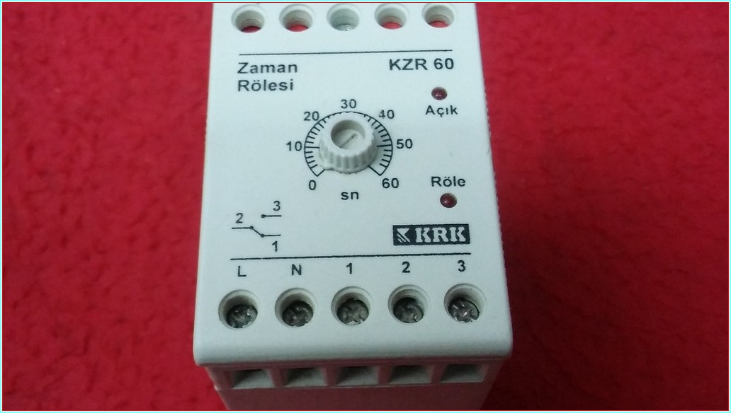 KRK KZR 60 0-60 SN ZAMAN RÖLESİ