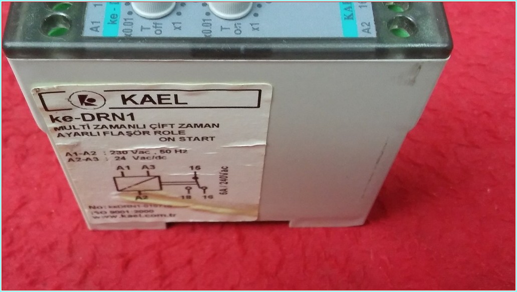 KAEL KE-DRN1 MULTİ FONKSİYONLU ÇİFT AYARLI FLAŞÖR RÖLE