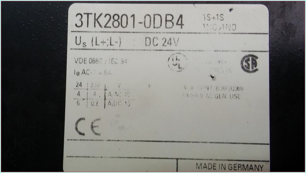 SIEMENS 3TK2801-0DB4 3TK2801-ODB4 3TK28 EMNİYET RÖLESİ