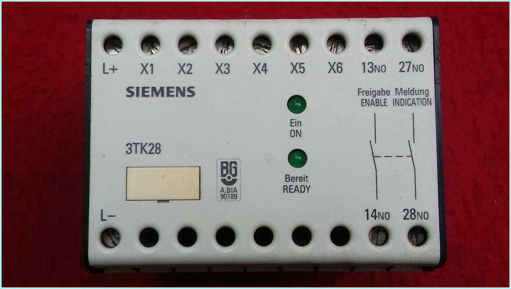SIEMENS 3TK2801-0DB4 3TK2801-ODB4 3TK28 EMNİYET RÖLESİ