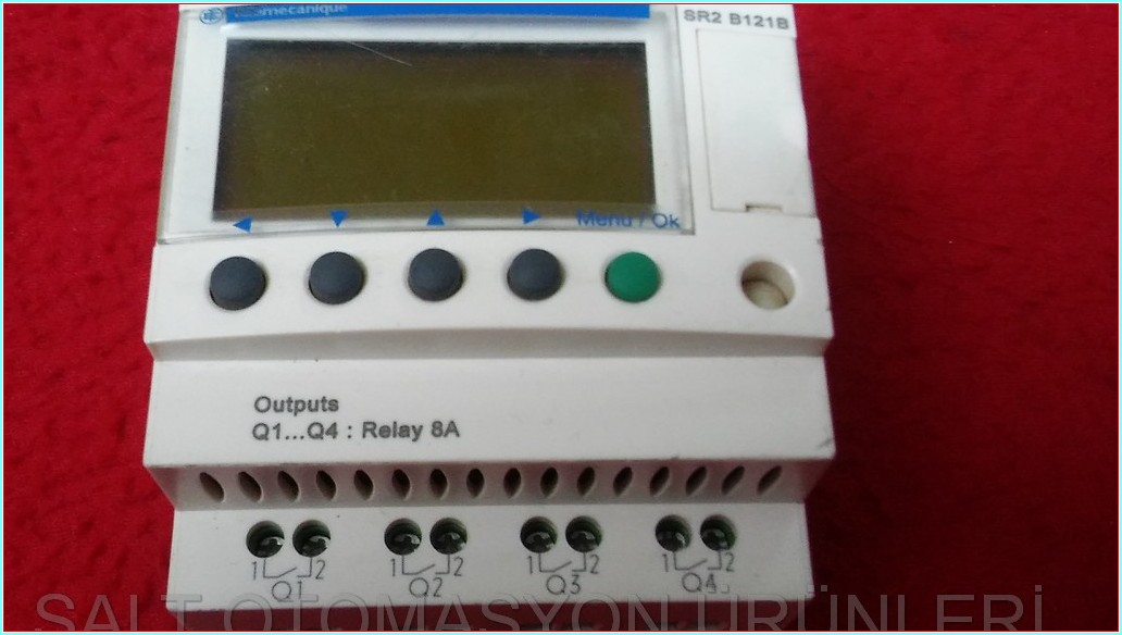SCHNEİDER SR2 B121B SR2B121B ZELİO LOGİC 8 GİRİŞ 4 ÇIKIŞ PLC
