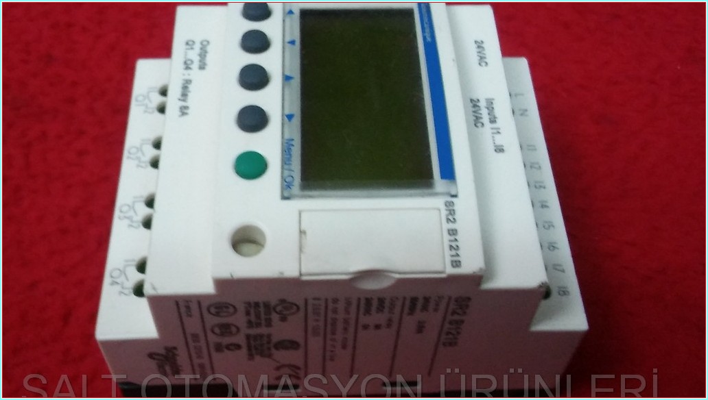 SCHNEİDER SR2 B121B SR2B121B ZELİO LOGİC 8 GİRİŞ 4 ÇIKIŞ PLC