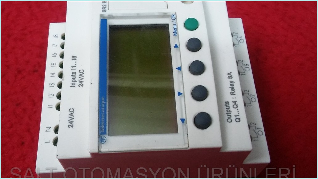 SCHNEİDER SR2 B121B SR2B121B ZELİO LOGİC 8 GİRİŞ 4 ÇIKIŞ PLC