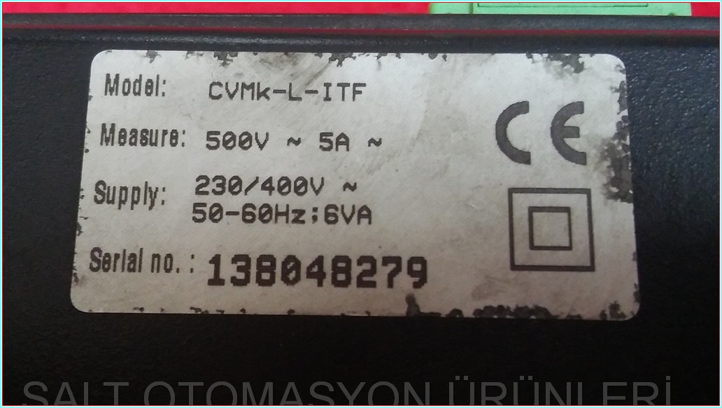 CIRCUTOR CVMK-L CVMK-L-ITF MODBUS GENİŞLETME KARTI İLE GÜÇ ANALİZÖRÜ