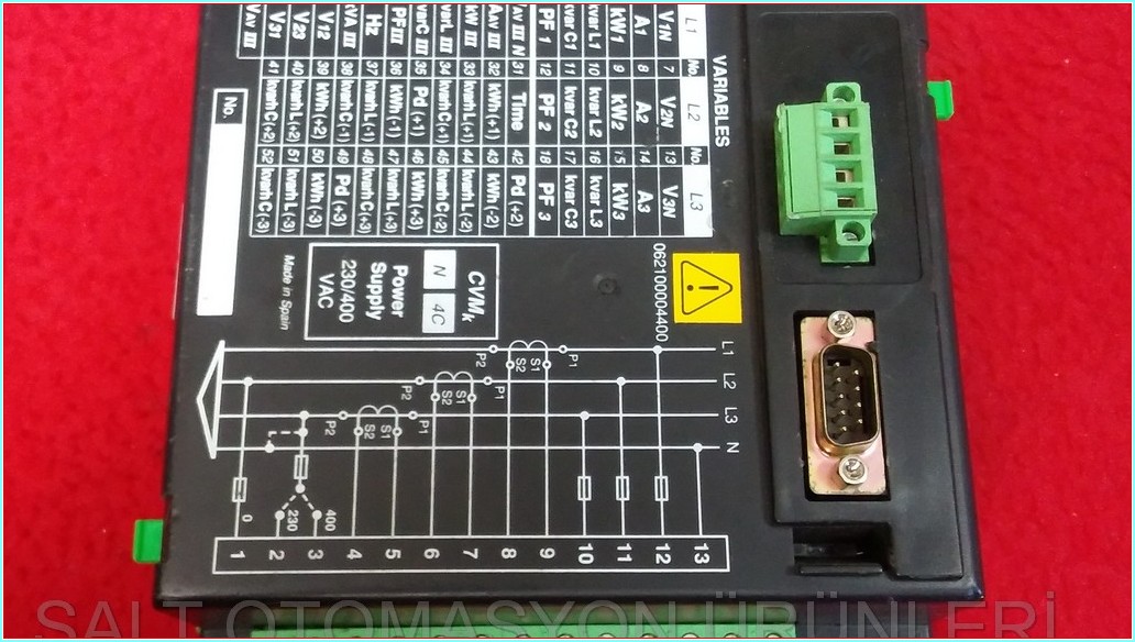 CIRCUTOR CVMK-L CVMK-L-ITF MODBUS GENİŞLETME KARTI İLE GÜÇ ANALİZÖRÜ