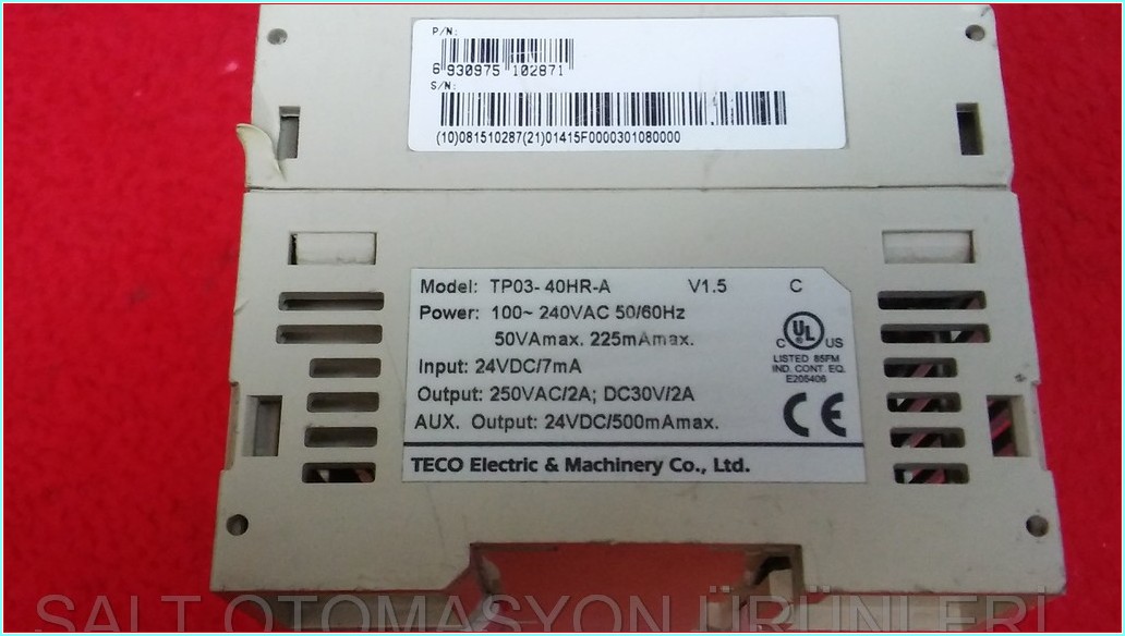 TECO TP03-40HR-A PLC DENETLEYİCİ