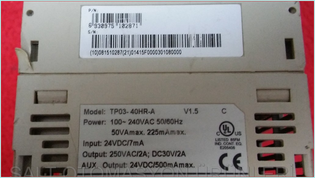 TECO TP03-40HR-A PLC DENETLEYİCİ