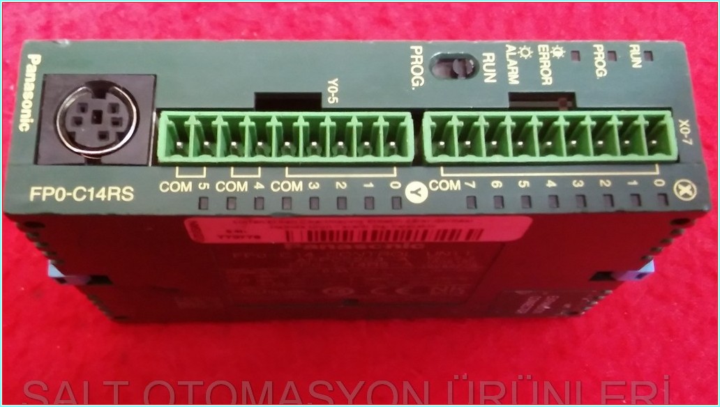 PANASONİC FP0-C14RS FP0-C14 AFP02223-A FP0-C14RS-A CONTROL UNIT KONTROL ÜNİTESİ PLC