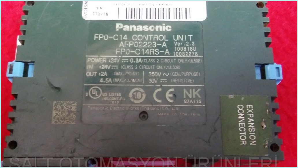 PANASONİC FP0-C14RS FP0-C14 AFP02223-A FP0-C14RS-A CONTROL UNIT KONTROL ÜNİTESİ PLC