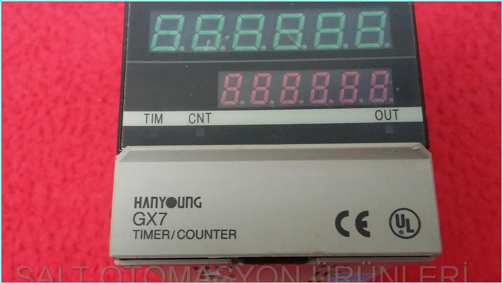 HANYOUNG GX7 GX7-P2 GX7-P62 TIMER COUNTER ZAMAN SAYACI