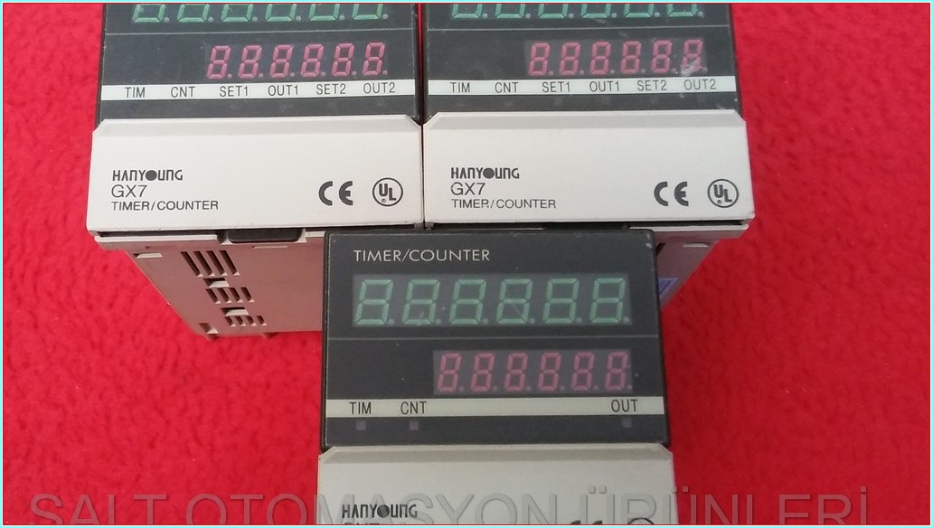 HANYOUNG GX7 GX7-P1 GX7-P61 TIMER COUNTER ZAMAN SAYACI