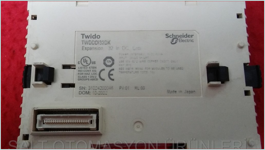 SCHNEİDER TWİDO TWDDD132DK EXPANSİON 32 LN DC CNTR PLC EK MODÜL