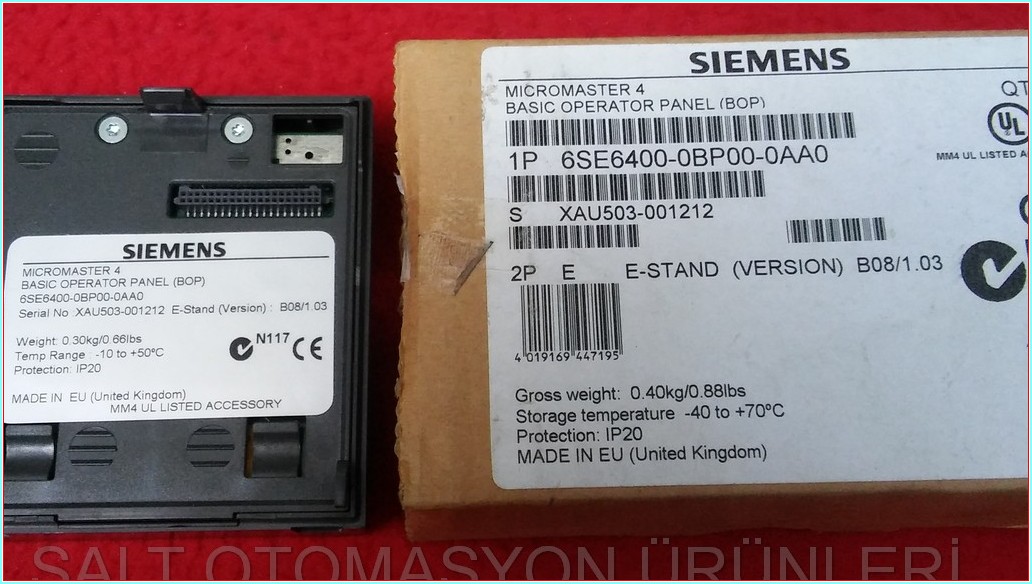 6SE6400-0BP00-0AA0 SİEMENS