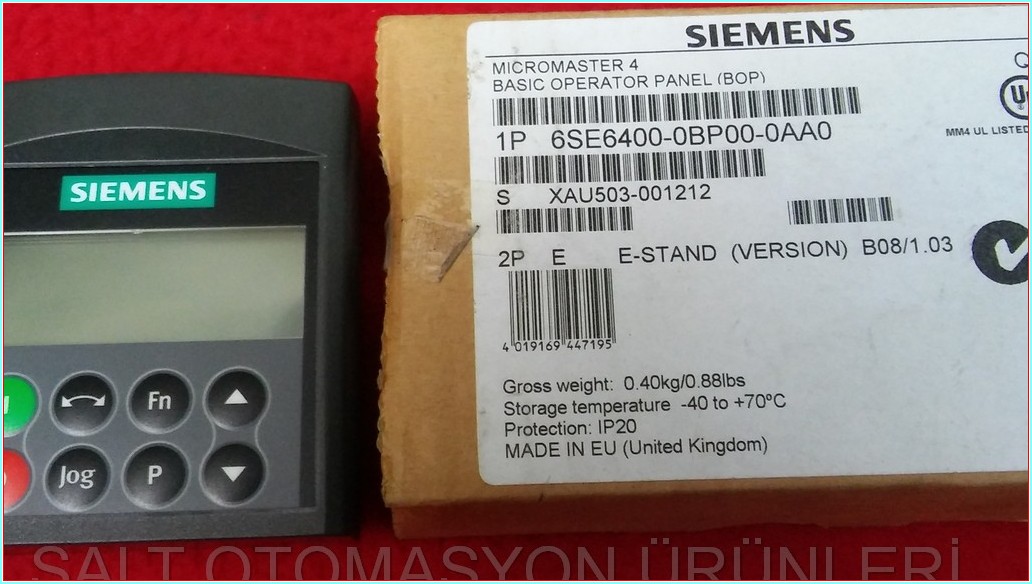 6SE6400-0BP00-0AA0 SİEMENS