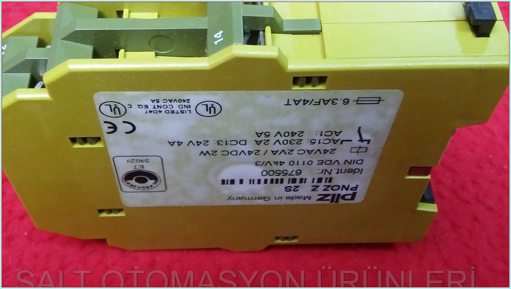 PİLZ PNOZ Z PNOZ Z 2S GÜVENLİK VE EMNİYET RÖLESİ