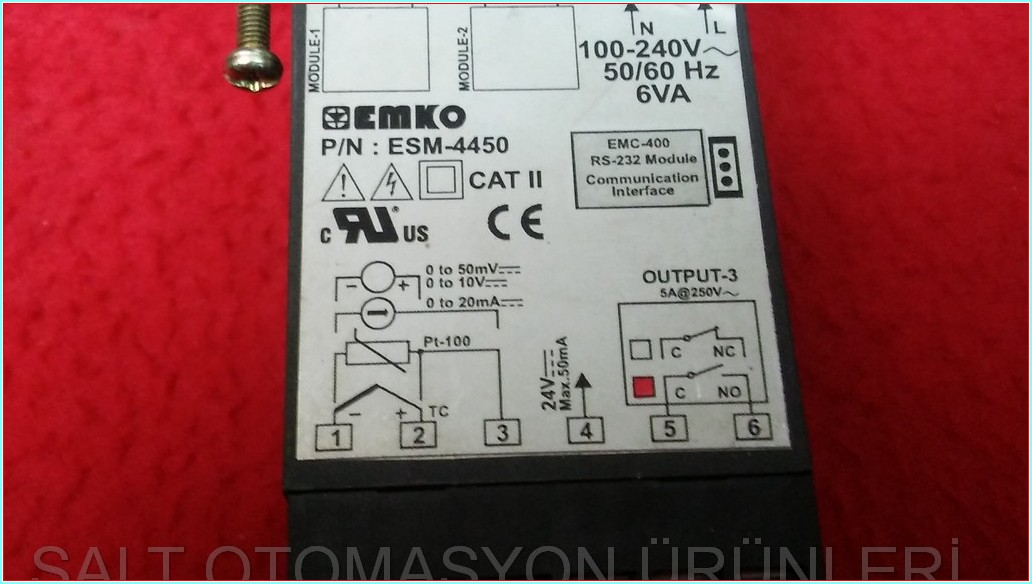 EMKO ESM-4450 PROSES KONTROL CİHAZI ENDÜSTRİYEL TEST ÖLÇÜM VE KONTROL