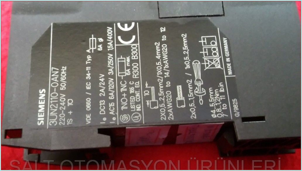 SIEMENS 3UN21 3UN2110-0AN7 MOTOR THERMISTÖR
