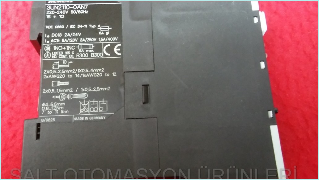 SIEMENS 3UN21 3UN2110-0AN7 MOTOR THERMISTÖR