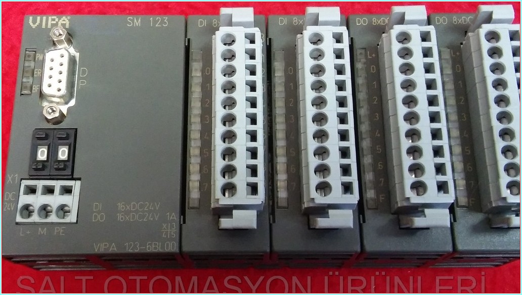 VİPA SM 123 VIPA 123-6BL00 DI 8 DC24V DO 8 DV24V 1A PLC TAKIM