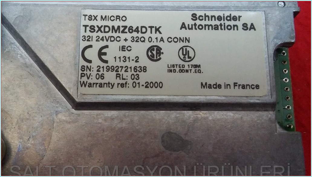TELEMECANİQUE MODICON MİCRO TSXDMZ64DTK PLC EK MODÜL ,