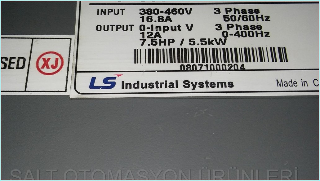 LS SV055İS5-4N0 SV055İS5-4NO İS5 5,5KW SÜRÜCÜ 5,5 KW INVERTER