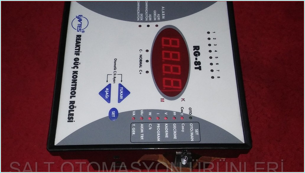 ENTES RG-8T REAKTİF GÜÇ KONTROL RÖLESİ