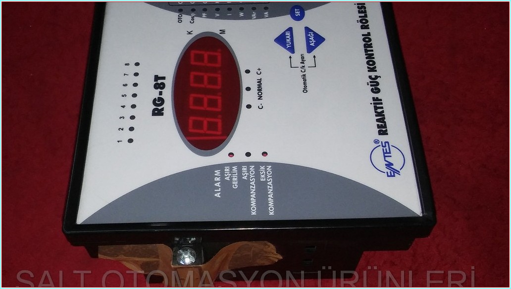 ENTES RG-8T REAKTİF GÜÇ KONTROL RÖLESİ