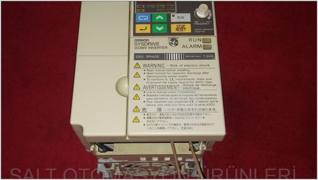 OMRON 3G3MV-A2015 3KVA 1,5KW SÜRÜCÜ HIZ KONTROL DRIVER
