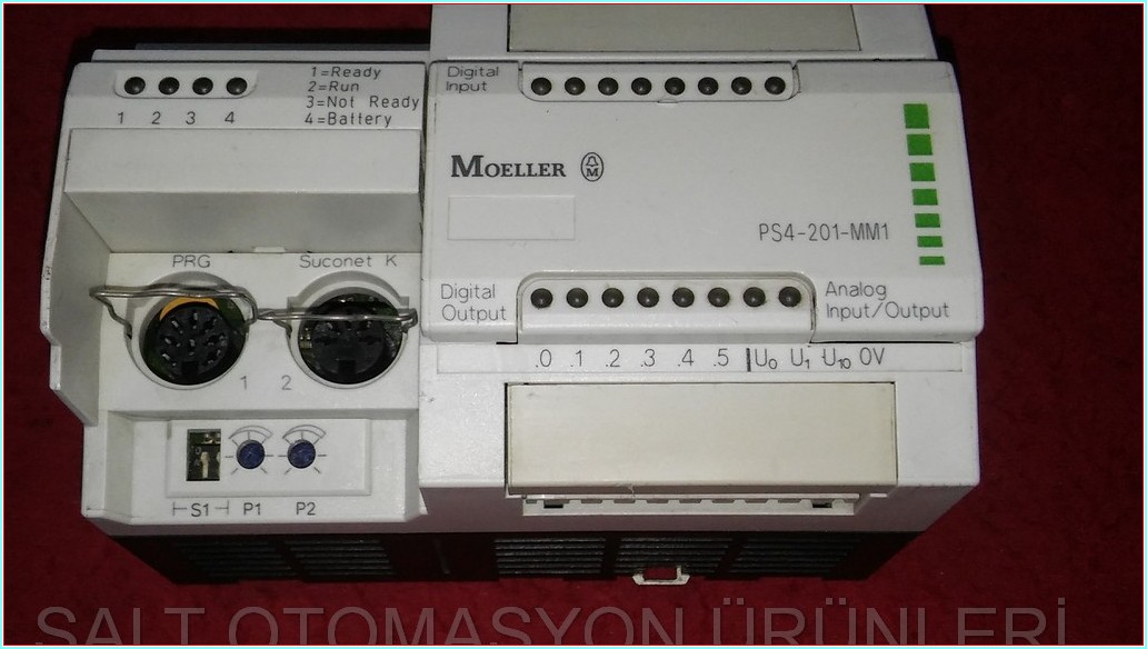 MOELLER PS4-201-MM1 PS4-201-MM106 PS4-201-MM107 PLC GENİŞLETME MODÜLÜ KOMPAKT PROGRAMLANABİLİR MANTIK DENETLEYİCİ