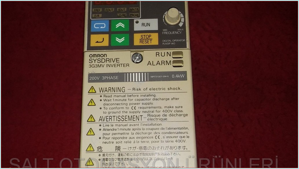 OMRON 3G3MV-A2004 0,4 KW 1,1KVA SÜRÜCÜ HIZ KONTROL DRIVER